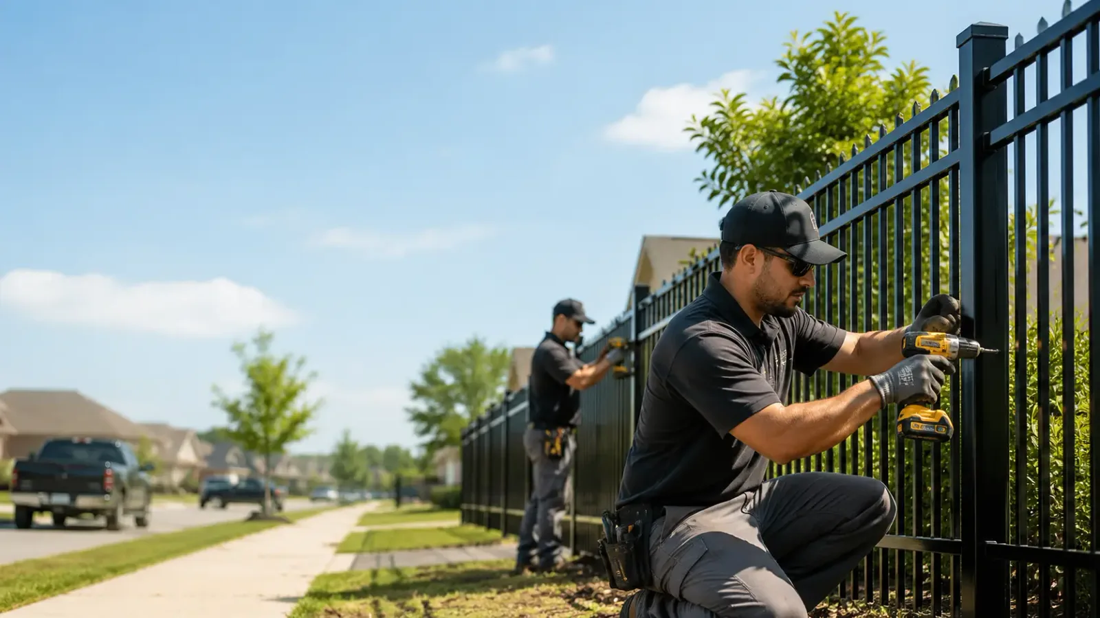 Metal Fence Installation in Caledonia, MS